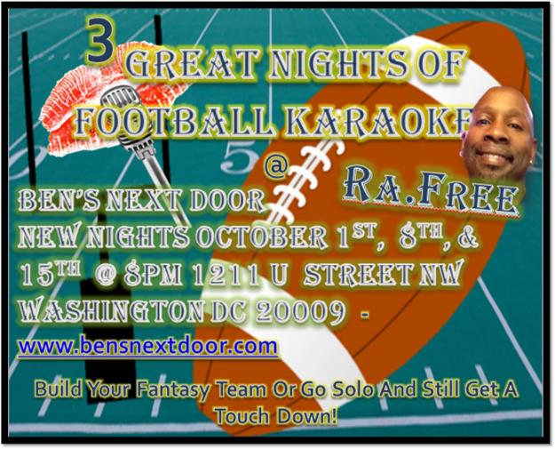 3 New Footzballin\' Nights @ Ben\'s Next Door: Oct: 1, 8, & 15th